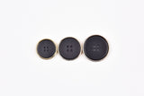 Classic Matte Black Tailoring Buttons - 47 - G.k Fashion Fabrics