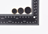 Classic Matte Black Tailoring Buttons - 47 - G.k Fashion Fabrics