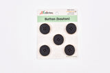Classic Matte Black Tailoring Buttons - 47 - G.k Fashion Fabrics