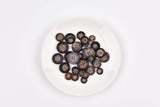 Classic Matte Brown Rim Buttons- 40 - G.k Fashion Fabrics