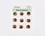Classic Matte Resin 4-Hole Buttons - 21 - G.k Fashion Fabrics