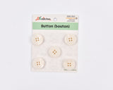 Classic Matte Resin 4-Hole Buttons - 21 - G.k Fashion Fabrics