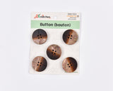 Classic Matte Resin 4-Hole Buttons - 21 - G.k Fashion Fabrics