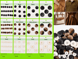 Classic Matte Resin 4-Hole Buttons - 21 - G.k Fashion Fabrics