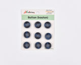 Contrast Stitch Resin Buttons - 33 - G.k Fashion Fabrics