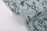Cotton Double Gauze Vintage Floral Print - G.k Fashion Fabrics