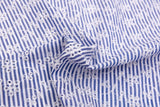 Cotton Lawn Stripe Eyelet Embroidery Fabric - 8020 - G.k Fashion Fabrics