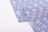 Cotton Lawn Stripe Eyelet Embroidery Fabric - 8020 - G.k Fashion Fabrics
