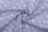 Cotton Lawn Stripe Eyelet Embroidery Fabric - 8020 - G.k Fashion Fabrics