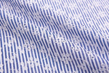 Cotton Lawn Stripe Eyelet Embroidery Fabric - 8020 - G.k Fashion Fabrics