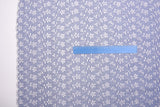 Cotton Lawn Stripe Eyelet Embroidery Fabric - 8020 - G.k Fashion Fabrics