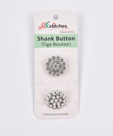 Crystal Cluster Shank Buttons - 34 - G.k Fashion Fabrics