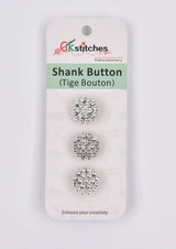 Crystal Cluster Shank Buttons - 34 - G.k Fashion Fabrics