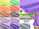 Premium Medium Seersucker Gingham Check Fabric – 8152