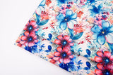 Double Layer Soft Crepe Stretch Watercolor Floral Print Fabric - G.k Fashion Fabrics