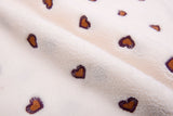 Embroidered Plush Sherpa Fleece Fabric -8055 - G.k Fashion Fabrics