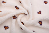 Embroidered Plush Sherpa Fleece Fabric -8055 - G.k Fashion Fabrics