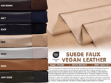 Faux Vegan Leather Suede Fabric - G.k Fashion Fabrics