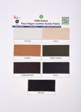 Faux Vegan Leather Suede Fabric - G.k Fashion Fabrics