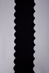 Floral Cameo Scalloped Cotton Embroidery Trim – 23 - G.k Fashion Fabrics