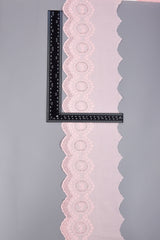 Floral Cameo Scalloped Cotton Embroidery Trim – 23 - G.k Fashion Fabrics