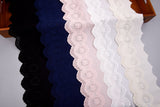 Floral Cameo Scalloped Cotton Embroidery Trim – 23 - G.k Fashion Fabrics