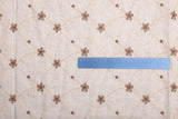 Floral Trellis Linen Cotton Embroidered Fabric – Artisan Floral Embroidery Natural Fabric - G.k Fashion Fabrics