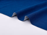 French Terry Denim Stretch Fabric - G.k Fashion Fabrics