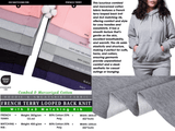 French Terry Looped Back Knit + Matching Rib Fabric (Sold Separately) - G.k Fashion Fabrics