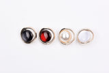 Gemstone Style Shank Buttons -13 - G.k Fashion Fabrics
