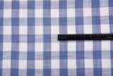 Gingham Checks Washed Linen Viscose Fabric - GK 6600 - G.k Fashion Fabrics