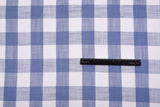 Gingham Checks Washed Linen Viscose Fabric - GK 6600 - G.k Fashion Fabrics