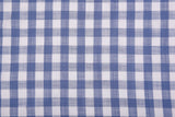Gingham Checks Washed Linen Viscose Fabric - GK 6600 - G.k Fashion Fabrics