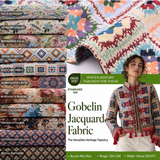 Gobelin Tapestry Jacquard Fabric ( Recycled Mix Fibre) - G.k Fashion Fabrics