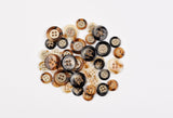 Gold Filigree Resin Buttons - 27 - G.k Fashion Fabrics