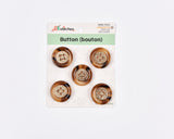 Gold Filigree Resin Buttons - 27 - G.k Fashion Fabrics