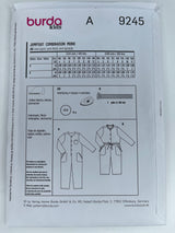 BURDA KIDS Pajamas - 9245 - G.k Fashion Fabrics