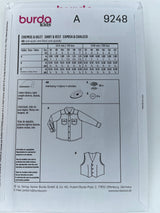 BURDA KIDS Shirt & Vest - 9248 - G.k Fashion Fabrics