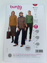 BURDA Women pullover Pattern -5940 - G.k Fashion Fabrics