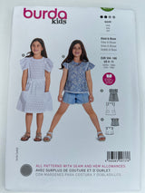 BURDA KIDS Blouse & Dress - 9264 - G.k Fashion Fabrics