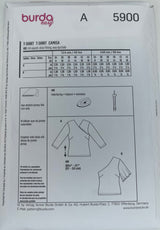 BURDA Women Shirt Pattern - 5900 - G.k Fashion Fabrics