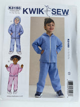Chemise et pantalon pour tout-petits Kwik Sew KIDS K3150