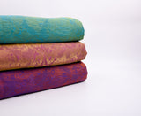 Imperial Silk Blended Crepe Jacquard Fabric – Silk Viscose Lurex Dress Fabric - G.k Fashion Fabrics