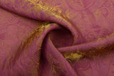 Imperial Silk Blended Crepe Jacquard Fabric – Silk Viscose Lurex Dress Fabric - G.k Fashion Fabrics