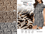 Jaguar Chiffon Printed Fabric - G.k Fashion Fabrics