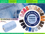 Jeans & Pants Sewing Thread TEX90 TKT30 – Heavy Duty Polyester Thread - G.k Fashion Fabrics