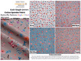 Knit Cotton Spandex Jersey Summer Garden Digital Print Fabric - 5084 - G.k Fashion Fabrics