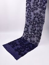 Knit Single Jersey Flamme Cord & Sequine Embroidery Fabric - G.k Fashion Fabrics