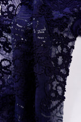 Knit Single Jersey Flamme Cord & Sequine Embroidery Fabric - G.k Fashion Fabrics