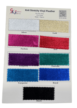 Knit Stretchy Sparkling Vinyl Pleather Fabric - G.k Fashion Fabrics